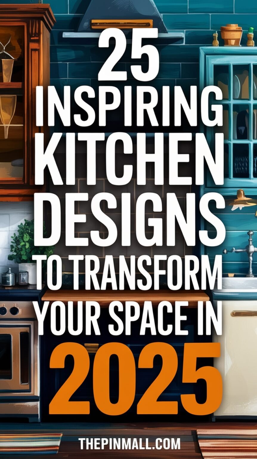 25 Inspiring Kitchen Designs to Transform Your Space in 2025 – The Pinmall
